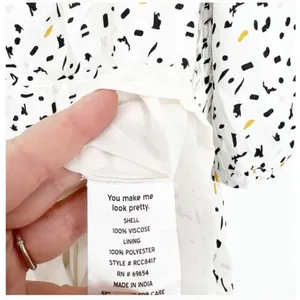 Anthropologie Rahi Confetti Print Puff Sleeve Mini Dress‎ Women's Size XL thumbnail 7