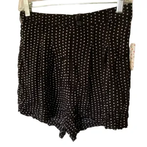 Free People Black Polka Dot Shorts‎ nwt thumbnail 1
