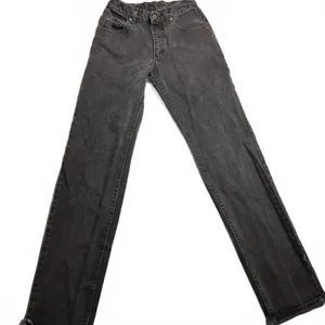 Vintage‎ Riders Classic Black Denim Straight Leg Jeans 28x34 thumbnail 1