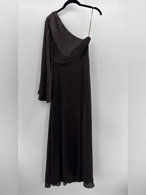 Sachin & Babi One Shoulder Keely Gown in‎ Brown thumbnail 5