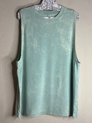 Lululemon All Yours Tank Top Cloudy Wash Arctic Green size 12 thumbnail 2