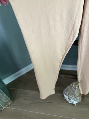 Light tan size XL elastic waist jumpsuit thumbnail 7