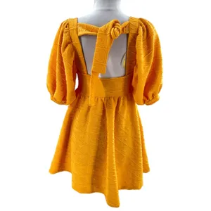 Free‎ People Violet Mini Dress in Carrot Ginger Sz XS thumbnail 4