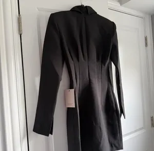 Odd Muse Collared Mini Dress Black Size XS thumbnail 4