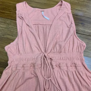 Free People Beach Bound Tank Top Womens Size Small‎ Tie Front Sleeveless Casual thumbnail 2