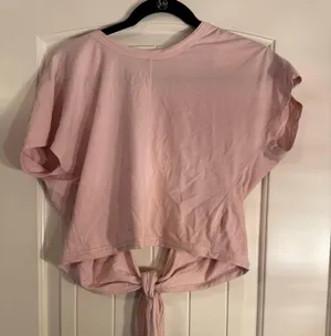 Pink Lululemon tie top thumbnail 1