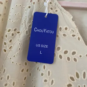 NWT Cream Eyelet Lace Dress Large Boho Chic Bohemian Coastal Cowgirl Summer thumbnail 3