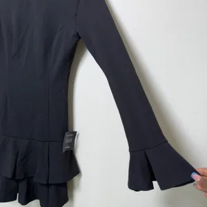 NEW Lulus Women Witchy Dress Small Black Bell Tiered Mini Bodycon‎ Party LBD thumbnail 7