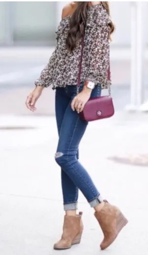 Lucky Brand Wedge Booties thumbnail 1