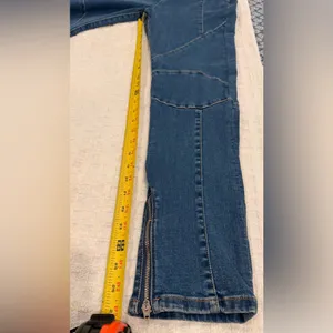 Free People’s We the Free Bella Moto Mid-rise Skinny Jeans, 30 NWT! thumbnail 10