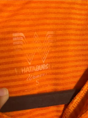 Whataburger women’s size small short sleeve employee blouse thumbnail 3