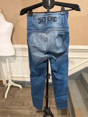 Colombian High Waist Butt Lift Jeans thumbnail 2