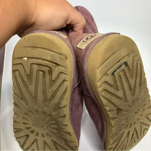 UGG Classic short boots in Aster‎ purple women’s size 8 suede sheepskin Sherpa thumbnail 11