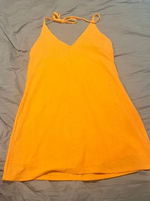 Wild Fable Orange Target Swim Cover-up thumbnail 1