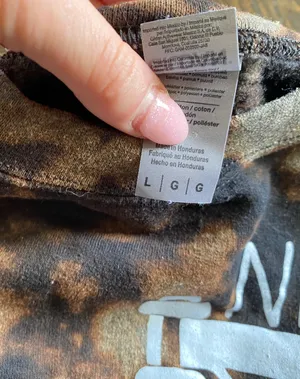 Gildan Bleach Dye Crewneck thumbnail 3