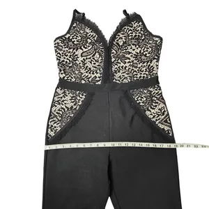 Ario Collection‎ Black Lace Bodice Jumpsuit thumbnail 8