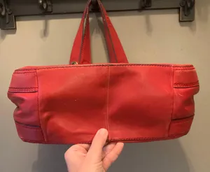Michael Kors Red Purse thumbnail 4