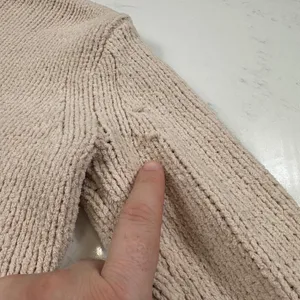 Philosophy Republic Clothing Women Beige Chenille Mock Neck Ribbed Sweater XS thumbnail 6