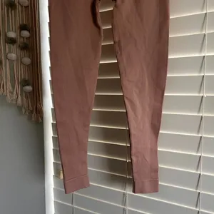 SET Active dusty pink neutral ribbed seamless leggings size small thumbnail 5
