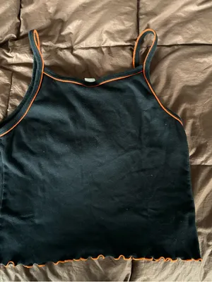 Vintage 2004 black harley davidson womens tank top thumbnail 6