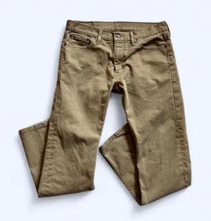 Levi’s Tan Straight Leg Jeans thumbnail 1