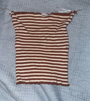 Love Tree Tube Striped Top thumbnail 1