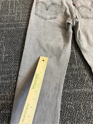 Levi's Wedgie Straight Ankle Jeans Button Fly Size 28 thumbnail 6