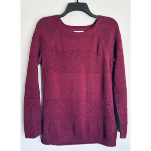 Calvin Klein Wool Blend Sweater Textured Cottage Large Fig thumbnail 3