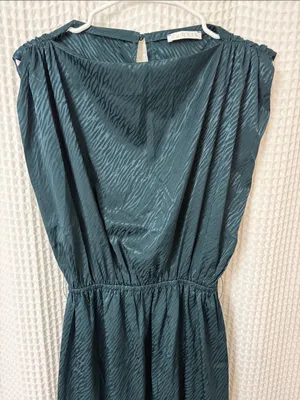 Karlie Satin Forest Midi Dress Size Small thumbnail 7