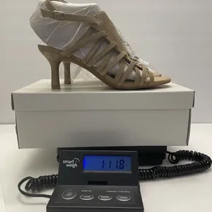 Alex Marie Angelee Strappy Soft Gold Heels Sandals Size‎ 8 NEW Holiday Party thumbnail 11
