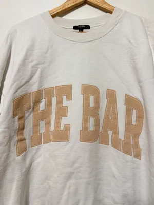 The Bar Varsity Crewneck Sweatshirt Size Large thumbnail 4