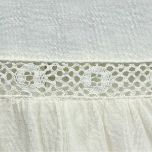American Eagle outfitters boho crochet oversized eyelet blouse size large thumbnail 6