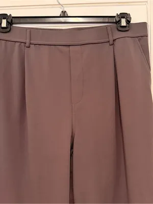 Halara Flex DayStretch High Waisted Pocket Wide Leg Pants Sz XL Gray Pull On thumbnail 2