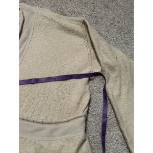 Free People Intimately Women's Oversized Wrap Sweater in Beige Size‎ Small thumbnail 7