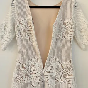 Lulus Sweet Messages White Embroidered Lace Half Sleeve Mini Dress Size S thumbnail 11