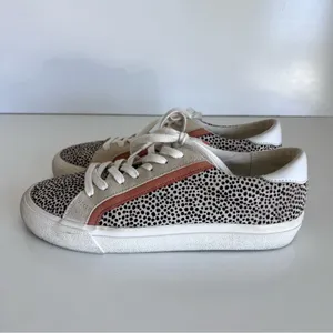 Madewell Sidewalk Low-Top Sneakers in‎ Spotted Calf Hair thumbnail 4