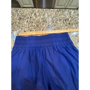 Hill House The Livie Shorts size XL Elasticated Smocked Waistband Pull On Blue thumbnail 8
