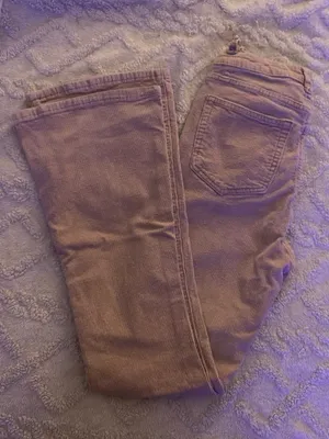 Shein Corduroy Pants Pink High-Waisted Flare thumbnail 2