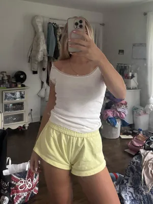 Brandy Melville white top thumbnail 1