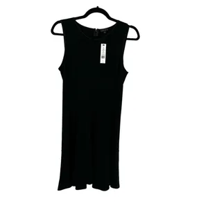 Theory Nikay Black Fit & Flare Mini Dress Size 10 NWT LBD thumbnail 3