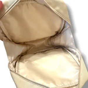 Burberry Adora Zip Cosmetic Bag Beige Plaid Texture‎ Travel Case thumbnail 8