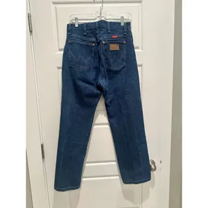 Wrangler Vintage 90s High Rise Jeans Straight Leg Mom Jeans Denim 9 x 30 thumbnail 4
