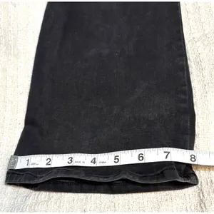 Lucky Brand Uni High Rise Boot Jeans Black Stretch Denim Size 2 (25-26) thumbnail 2