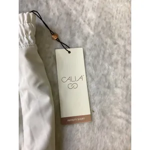 Calia Mid-Rise‎ Infinity Run Short Pure White Womens L 3" Inseam NWT WAX12336W thumbnail 2