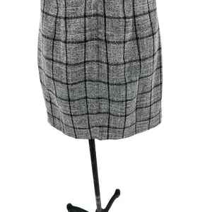 NBD‎ Bynes Mini Dress Gray Black Plaid Sleeveless Size Small thumbnail 11