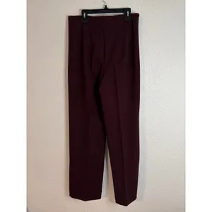 Banana Republic Straight Ultra High Rise Pant Womens Size Medium NWT Burgundy thumbnail 4