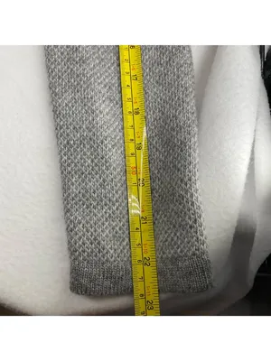 ITALY MADE BENEDETTAB. wool grey cashmere jumper sweater s bust from32 to 42in thumbnail 8