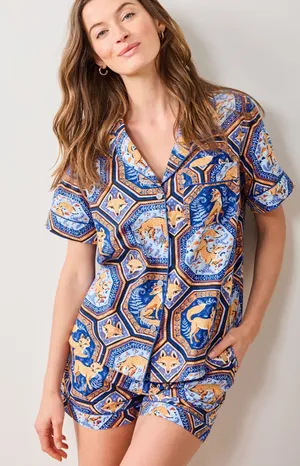 Print Fresh Organic Cotton Pajama Set thumbnail 1