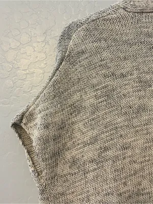 Joie Sona open front fringe hem linen blend open cardigan sweater medium thumbnail 16