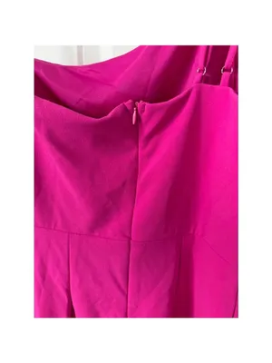 Lulus Fuchsia One-Shoulder Romper M thumbnail 8